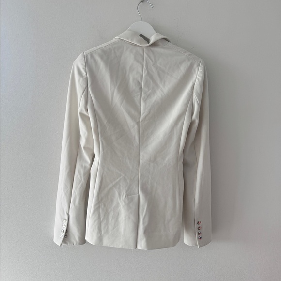 VERONICA BEARD Scuba White Jacket 2 - Picture 11 of 12